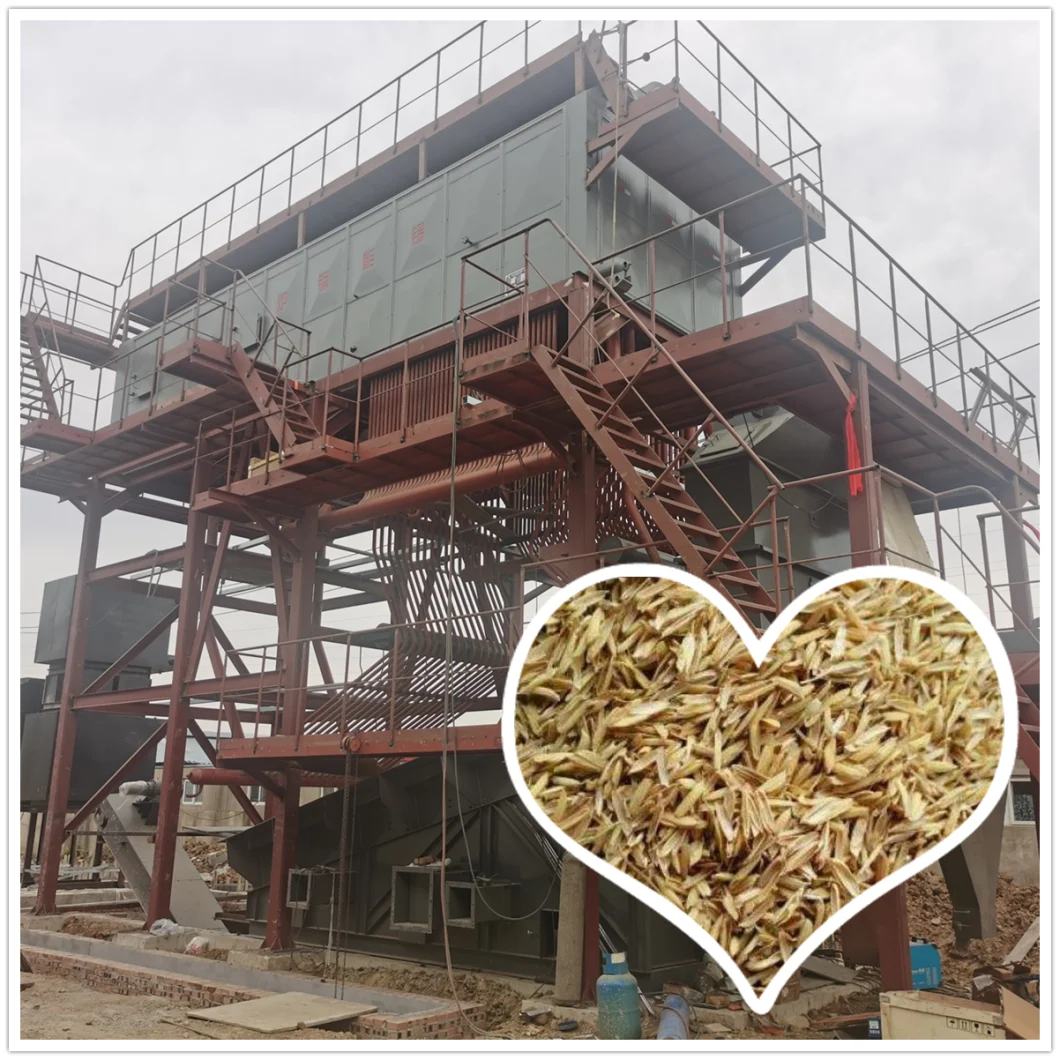 4, 6, 8, 10, 15, 20, 25 Tons Szw Biomass Rice Husk Fired Industrial Water Tube Horizontal Low Pressure Step Grate Steam Boiler with China or ASME Standard