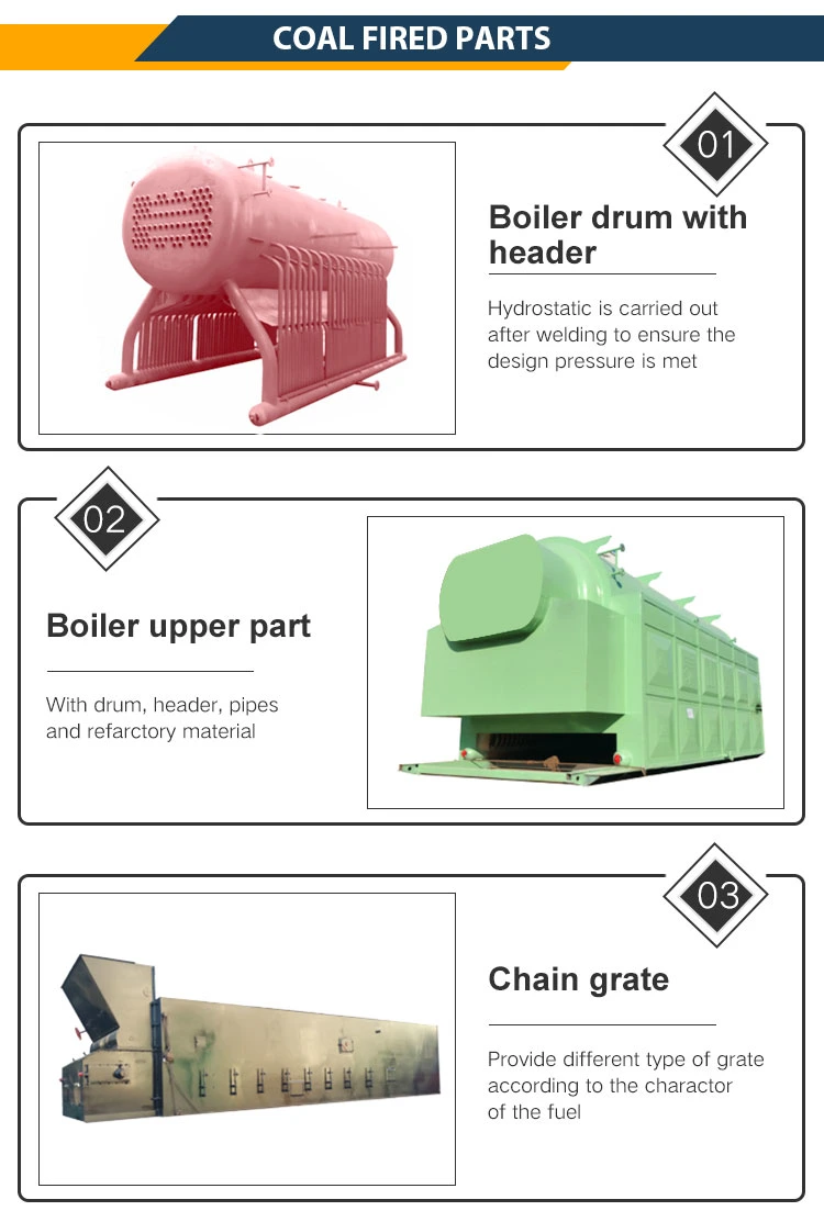 Hot Water/Thermal/Coal Steam/Oil/Gas Fired/Industrial/Water-Cooling Vibrating Grate Biomass Boiler
