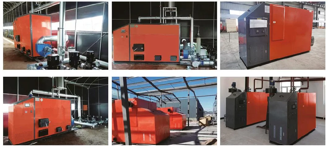 0.3t-10t Biomass Sawdust Shell Steam Boiler Hot Water Boiler
