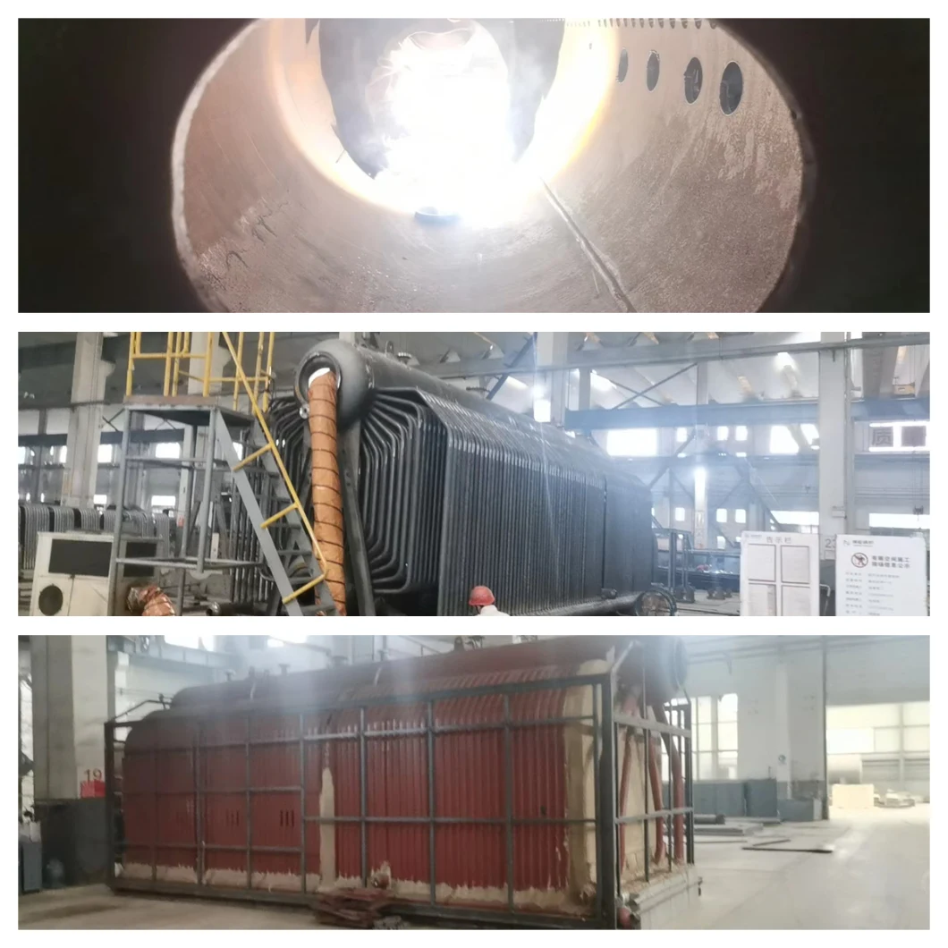4, 6, 8, 10, 15, 20, 25 Tons Szw Biomass Rice Husk Fired Industrial Water Tube Horizontal Low Pressure Step Grate Steam Boiler with China or ASME Standard