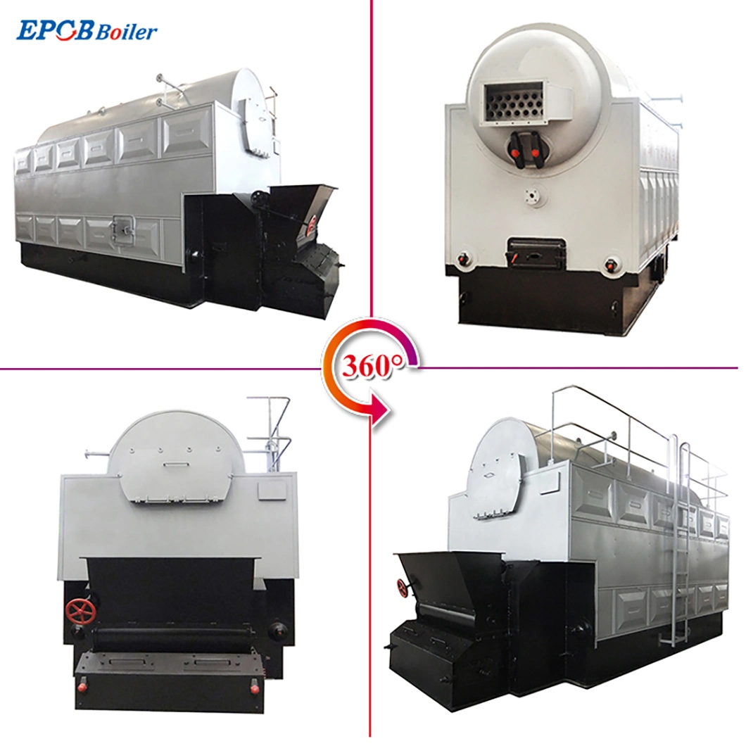 1-20t Epcb Wood Biomass Dual Fuel Fired Steam Boiler with CE Certification
