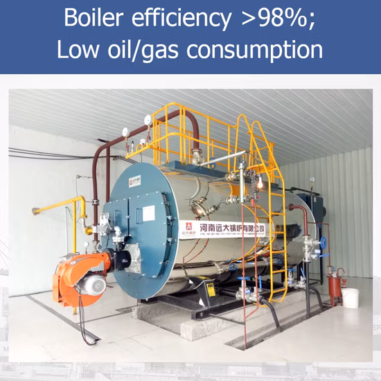 China Price Szs 4 ,6,10,12,15,20,25,30,40,50,60,70,80,90,100 Tons Industrial Automatic Natural Gas LPG Diesel Waste Oil Fired &nbsp;Water Tube &nbsp;Steam Boiler